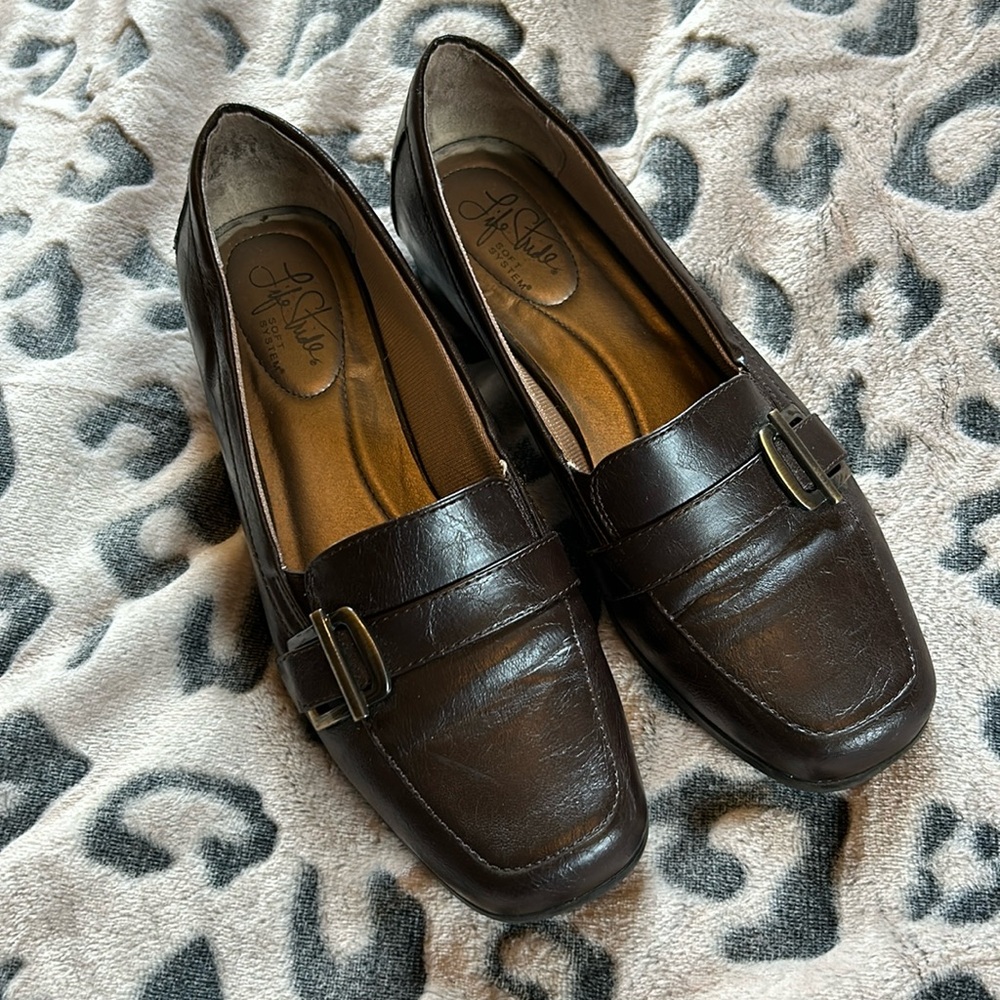 Life Stride Soft Style Loafers size 8